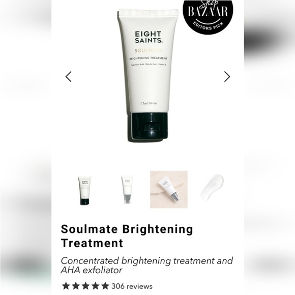 Eight Saints SOULMATE Brightening Treatment Moisturizer NEW! FULL SIZE! - Picture 2 of 11